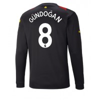 Manchester City Ilkay Gundogan #8 Udebanetrøje 2022-23 Langærmet